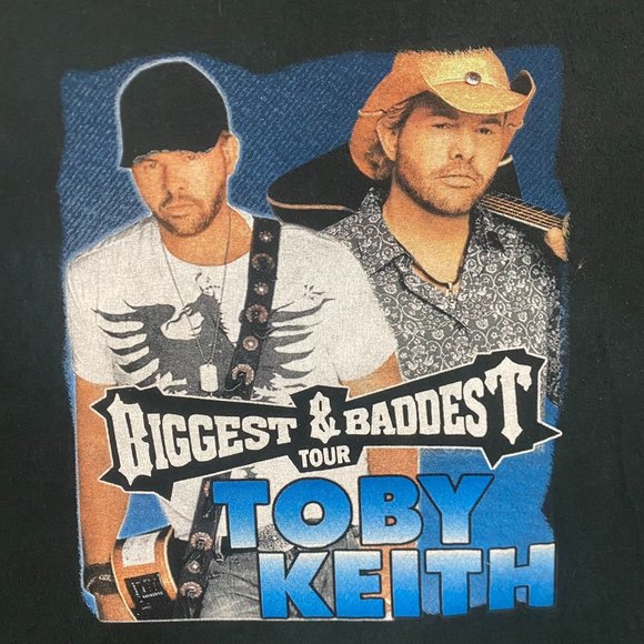 Vintage Y2K Toby Keith Tour Essential Country Music Band Tee - Picture 3 of 7